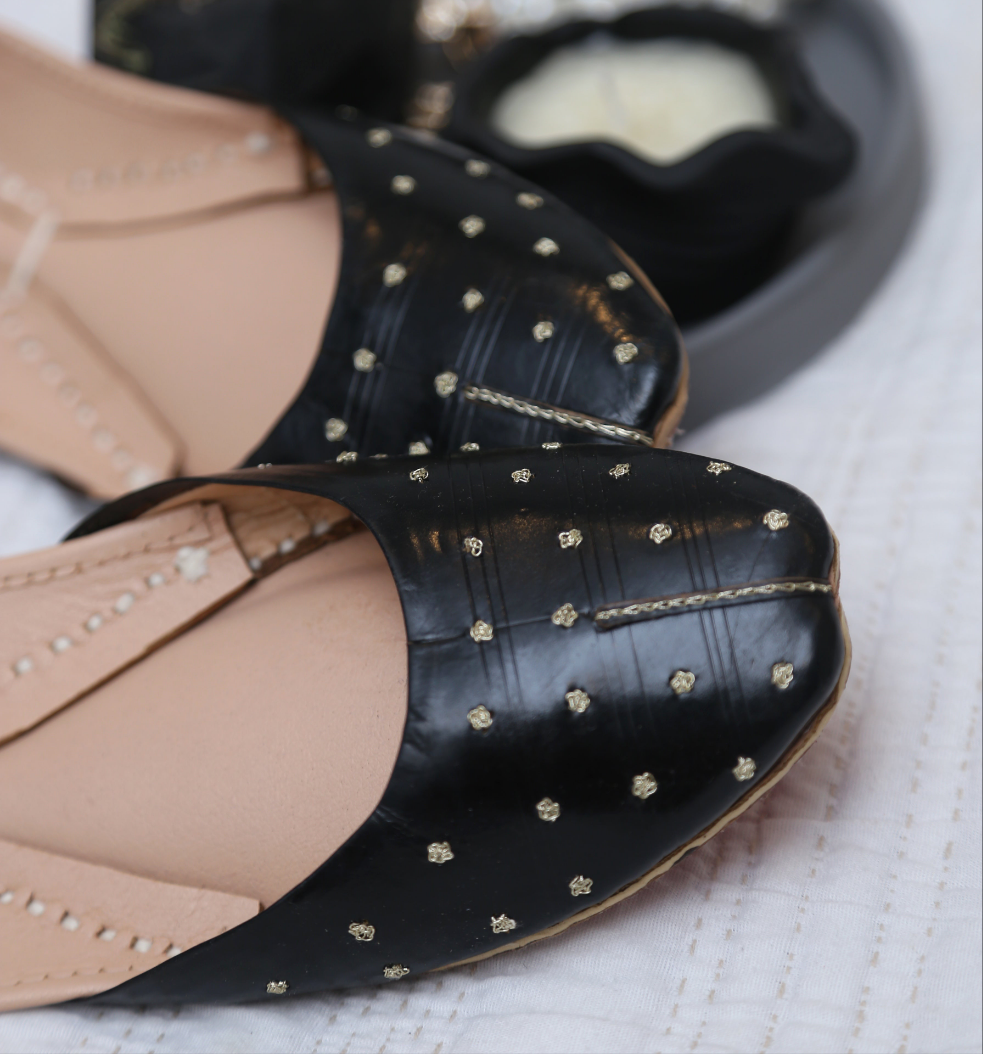 Chan Black Leather