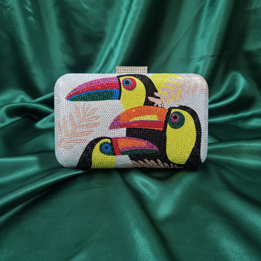 Swanella Clutch (Silver)