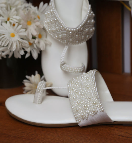 White Pearl Kolhapuri