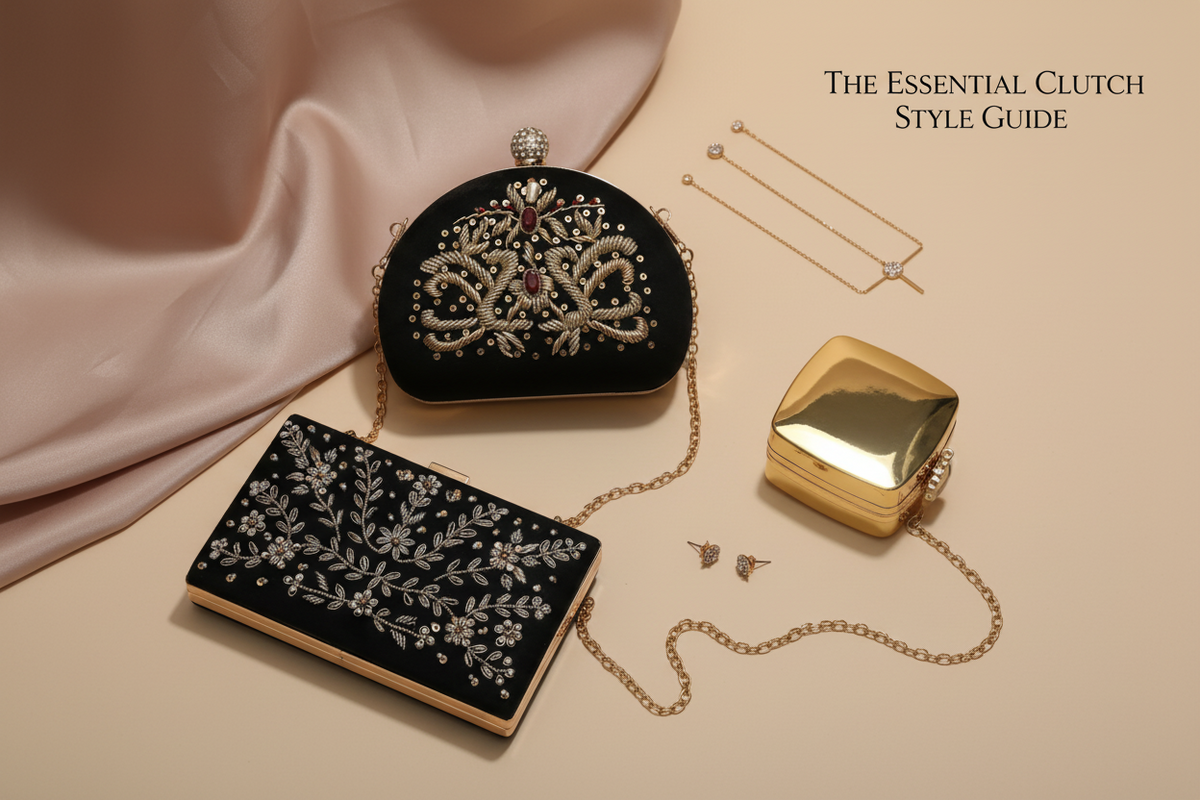 The Ultimate Clutch and Handbags Guide: Kundan, Minibags, Party and Turkish Styles