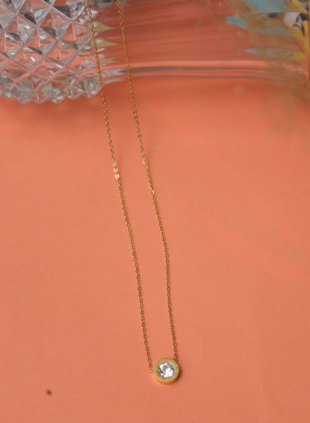 Roman Crystal Neckalce