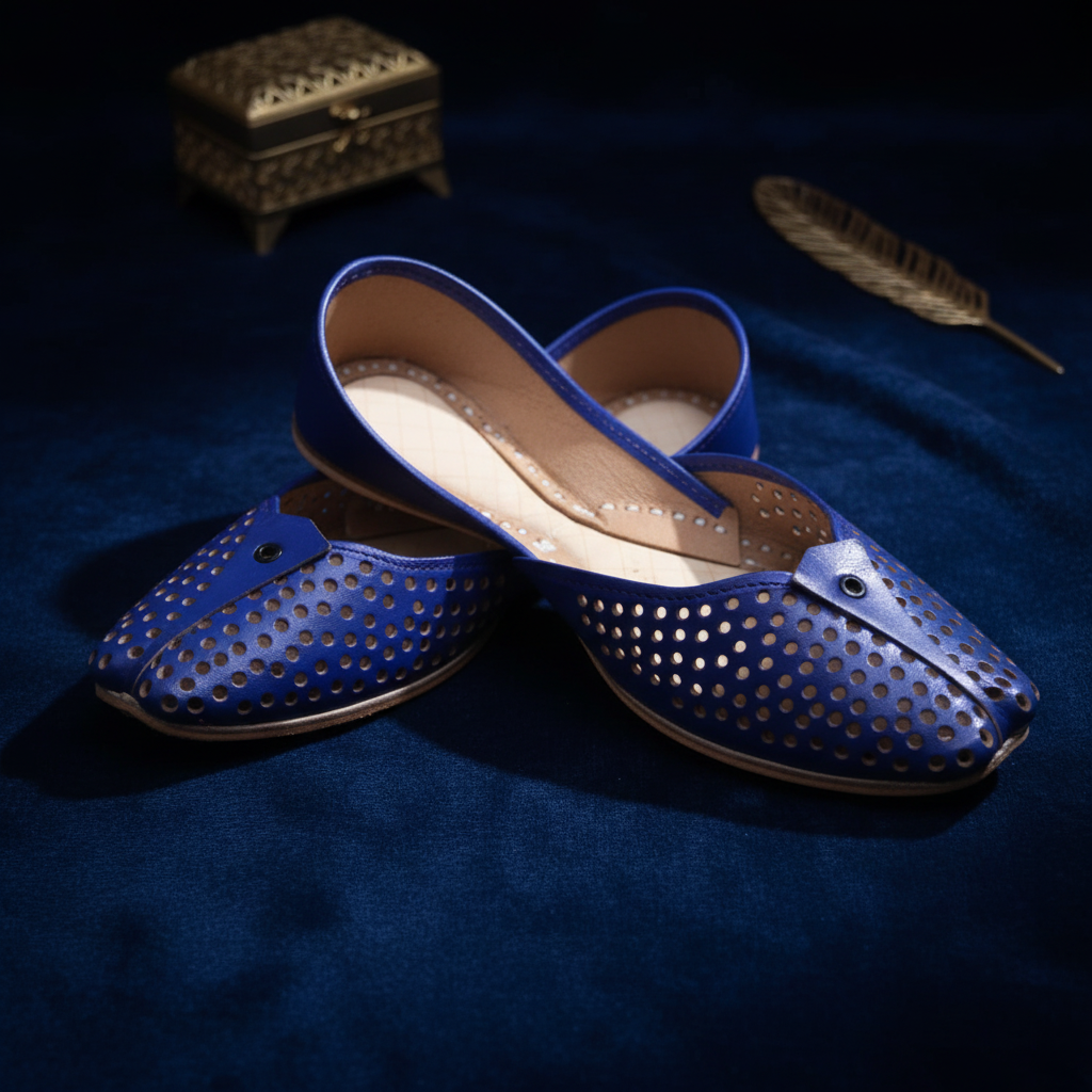 Blue Cutwork