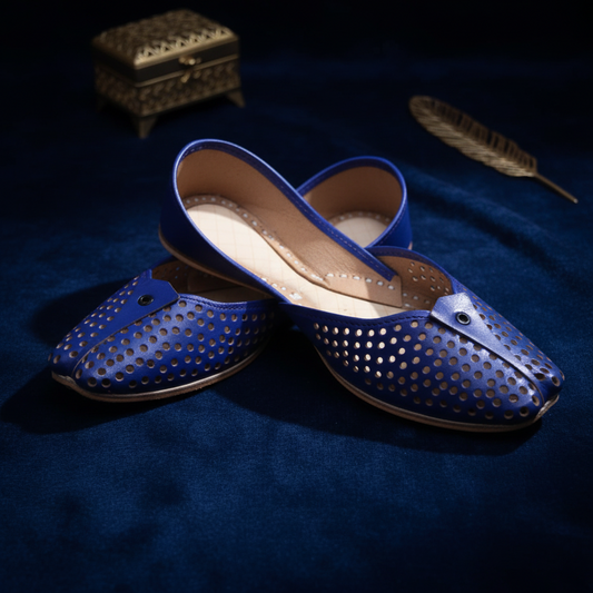 Blue Cutwork