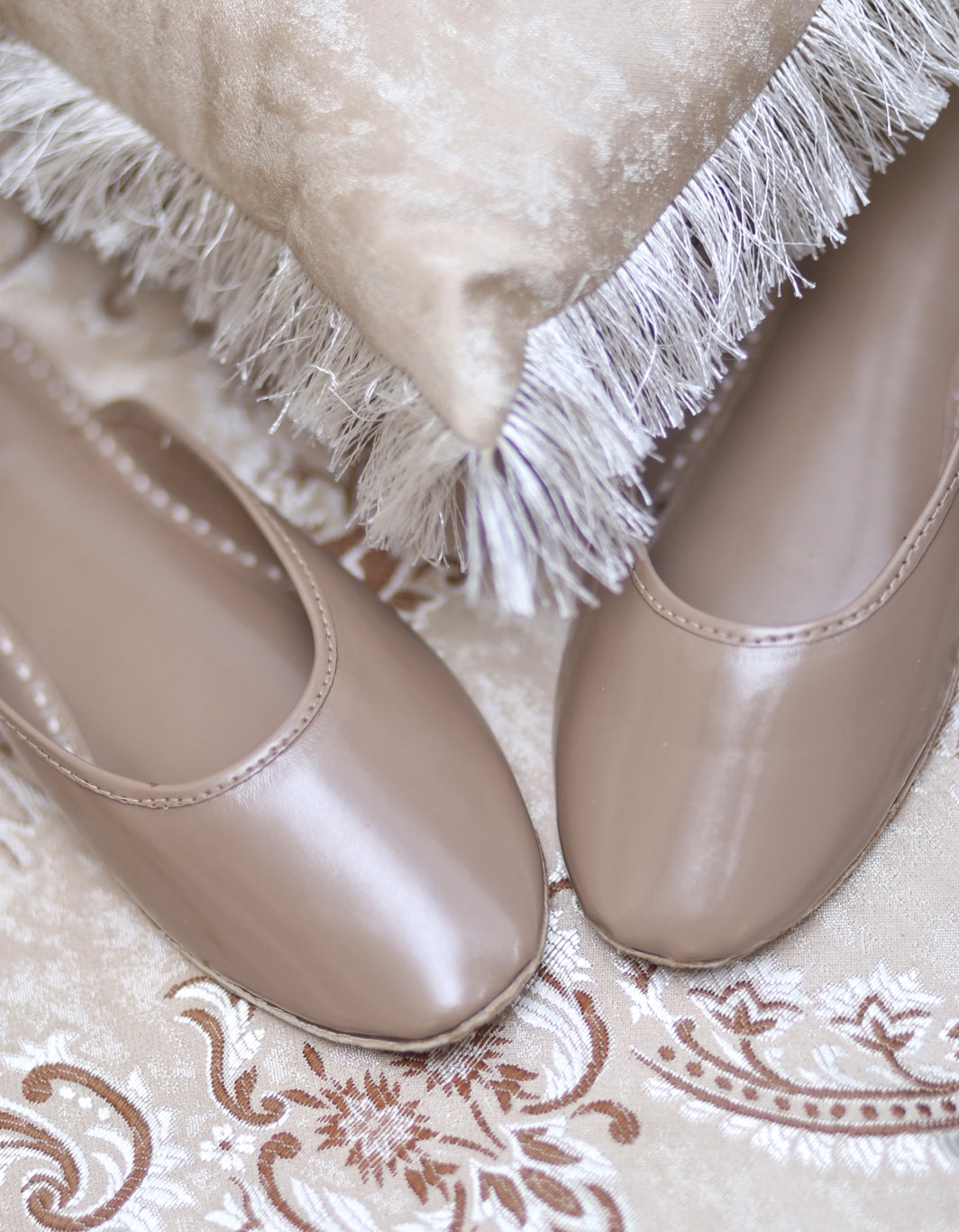 Simple R Backless (Beige)