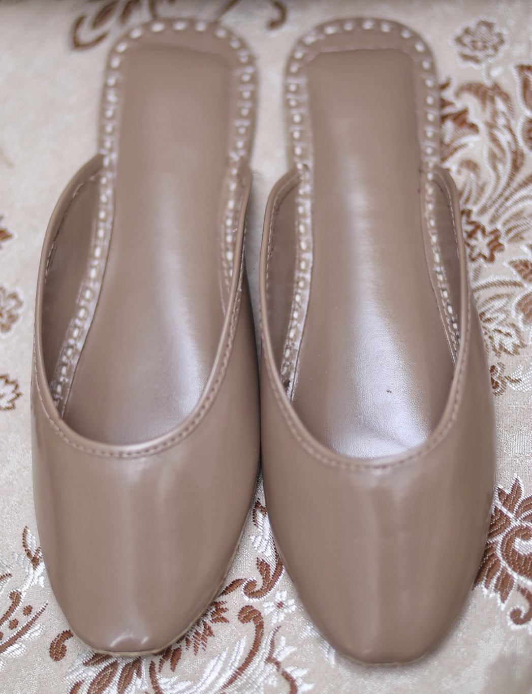 Simple R Backless (Beige)