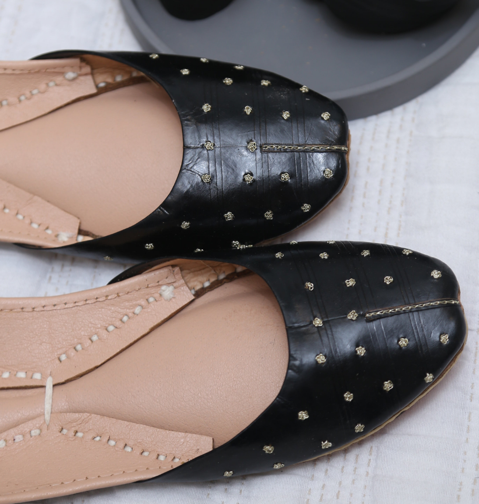 Chan Black Leather