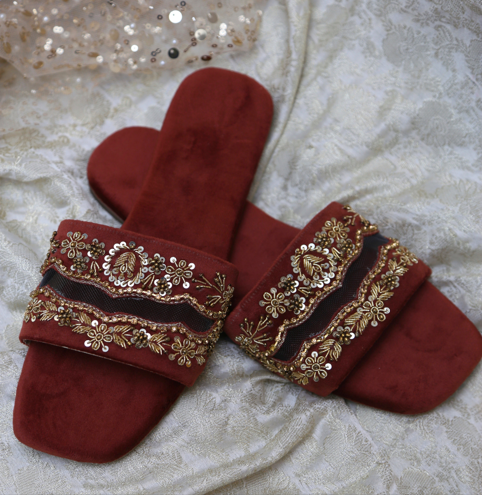 Zarreen Sliders(Copper)