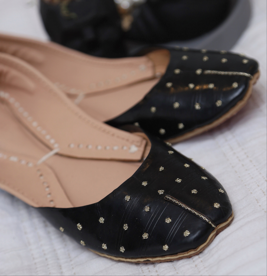 Chan Black Leather