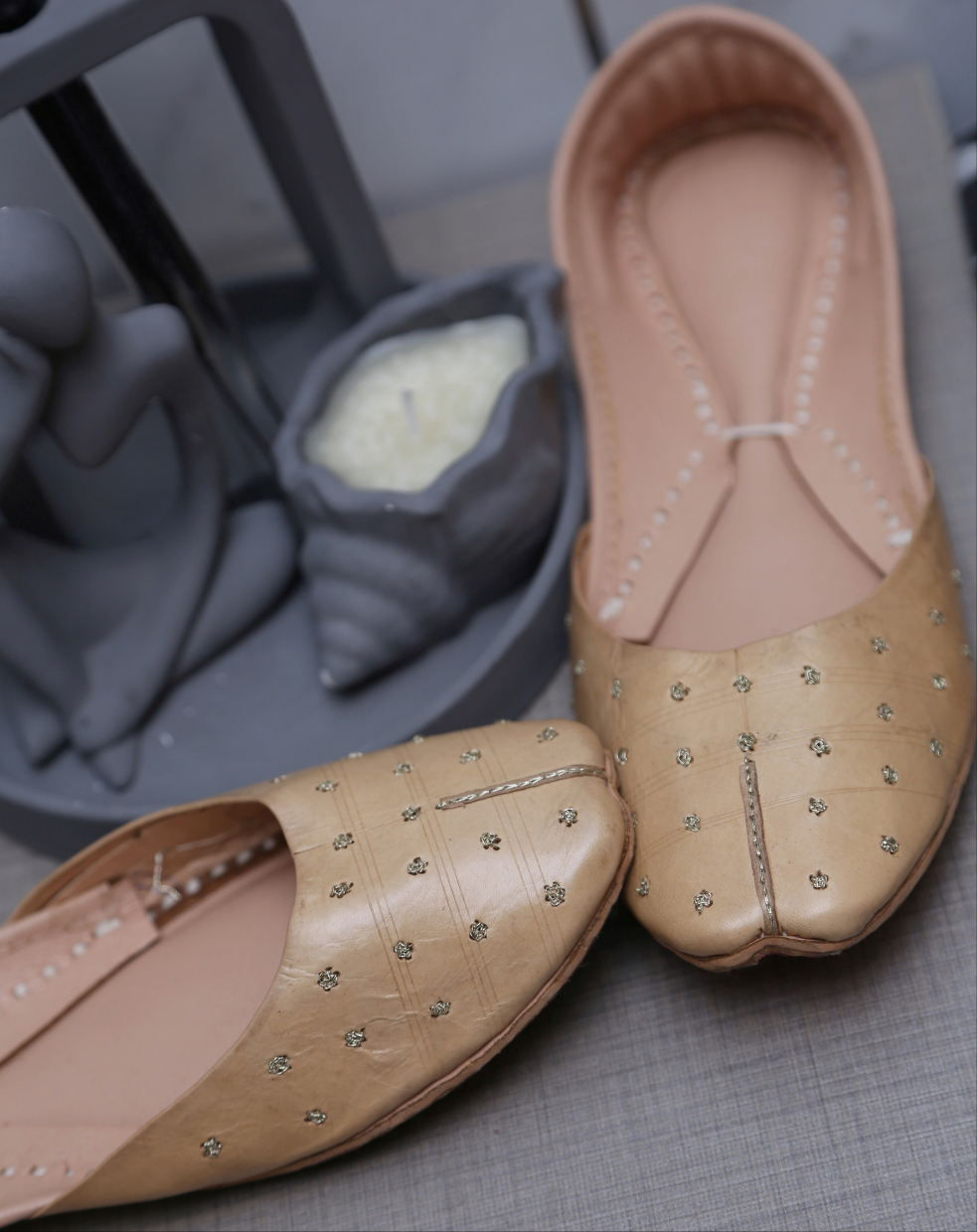 Chan Nude Leather