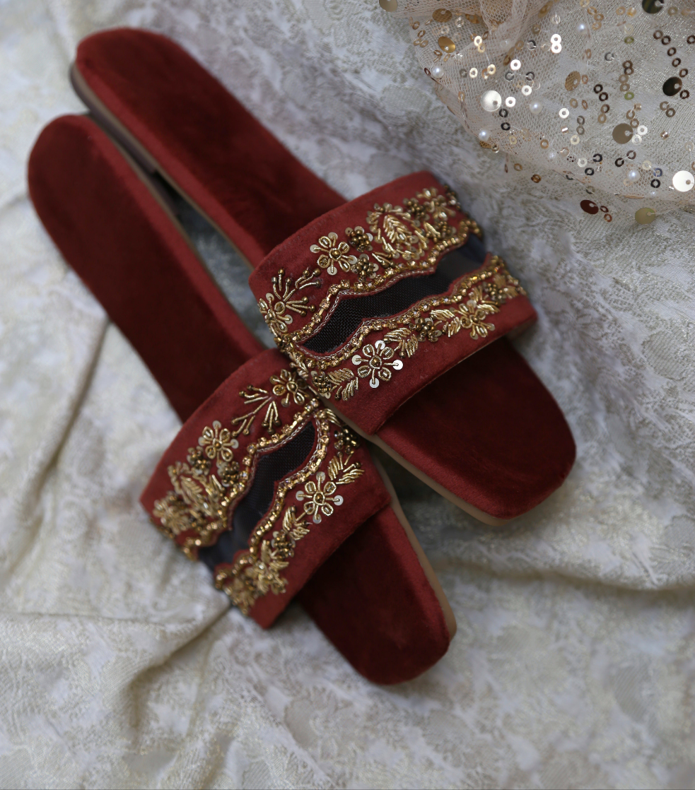 Zarreen Sliders(Copper)