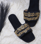 Zarreen Sliders (Black)