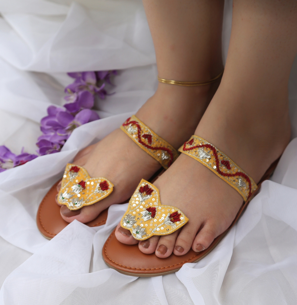 Lime Butterfly Kolhapuri