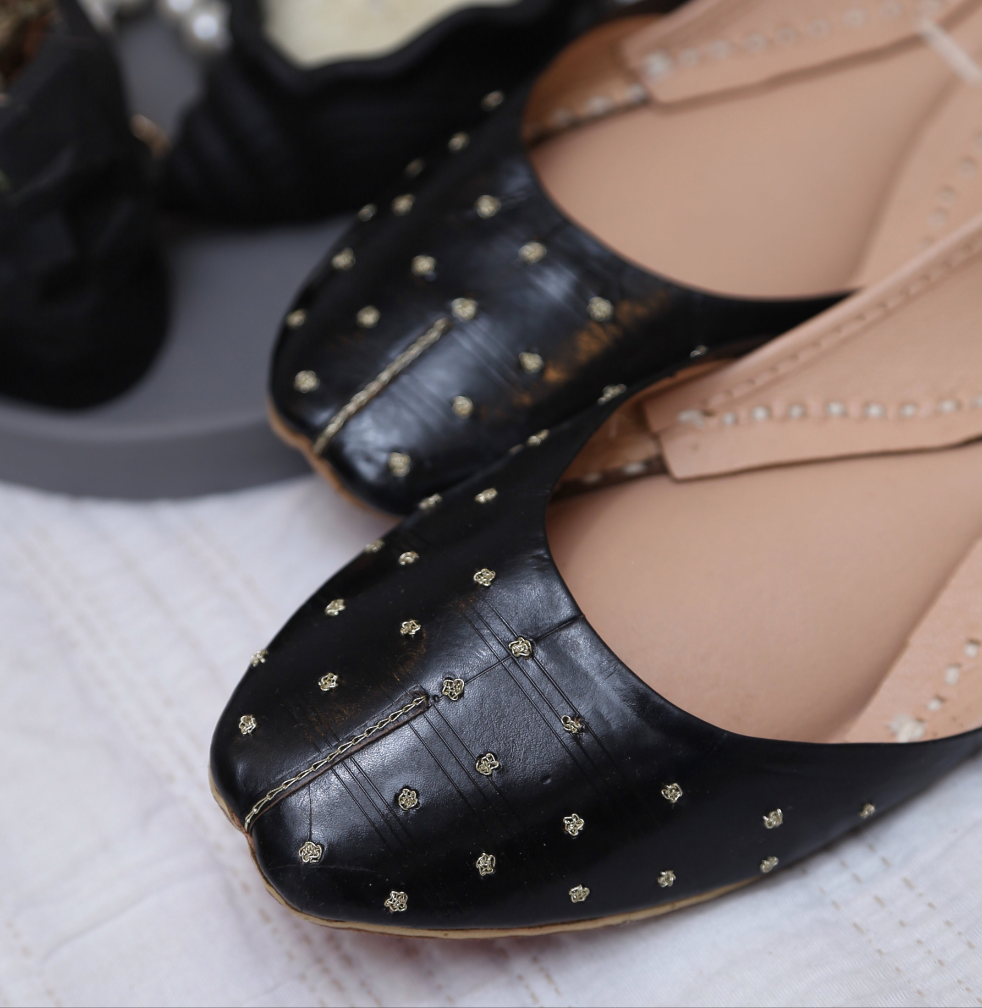 Chan Black Leather