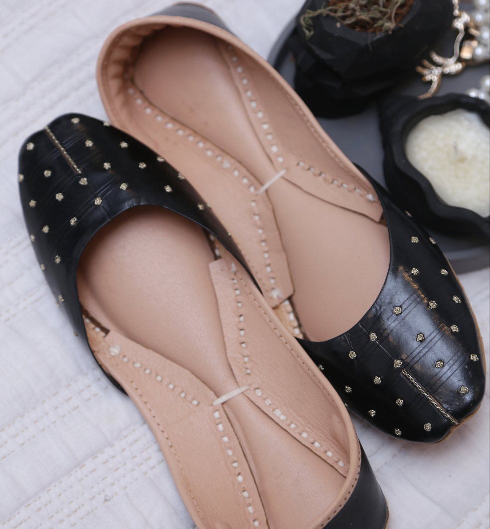 Chan Black Leather