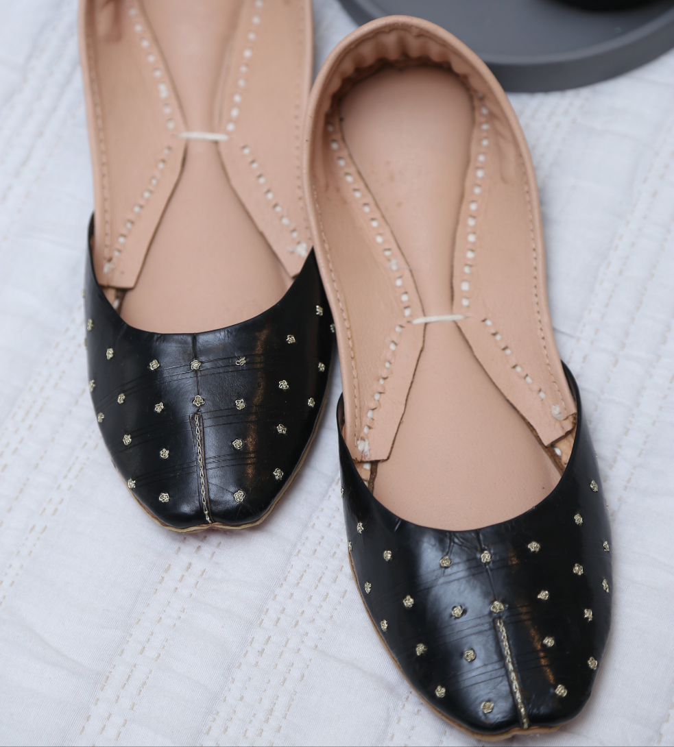 Chan Black Leather