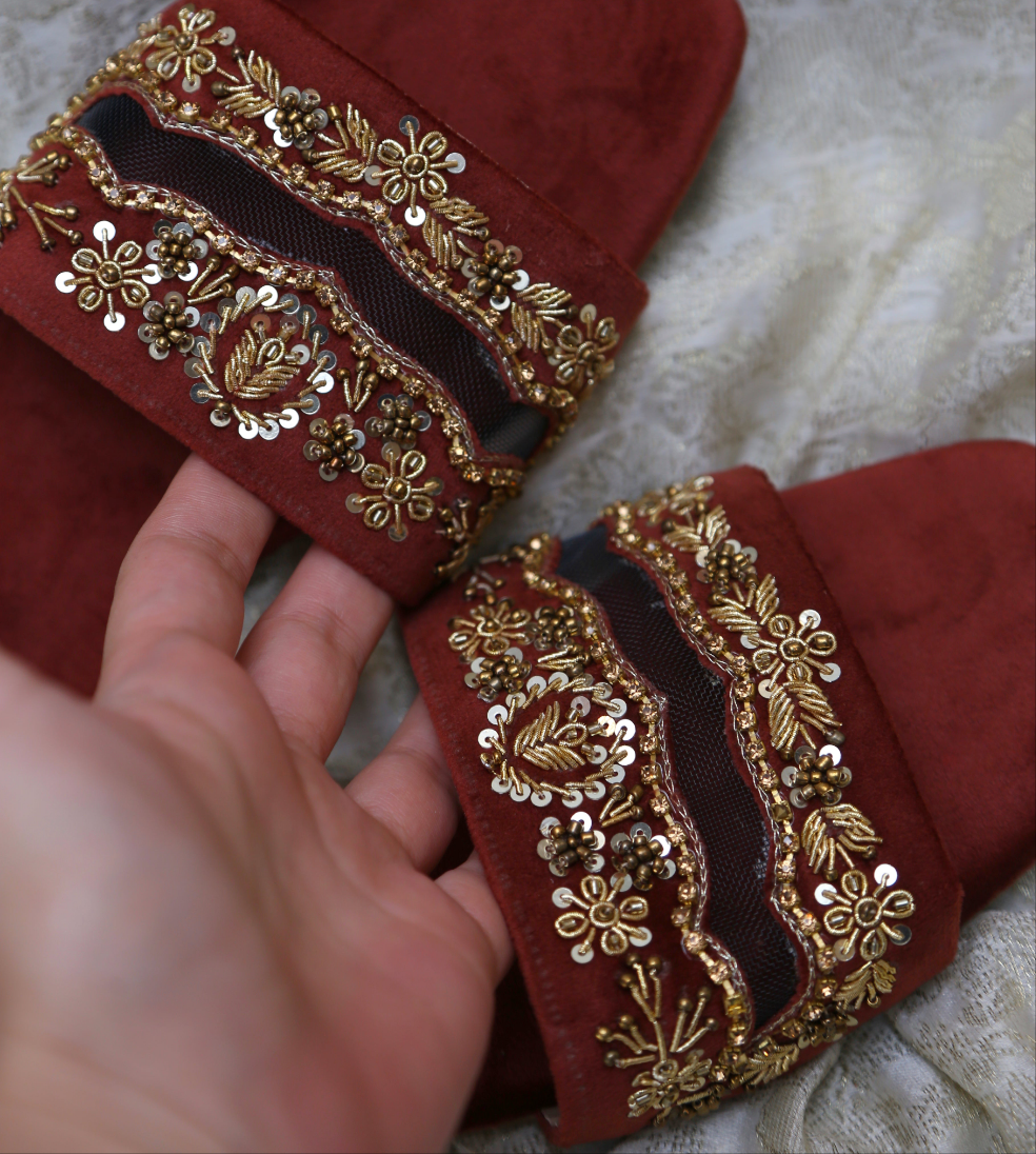 Zarreen Sliders(Copper)