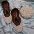 White Pearl RingClutch Set