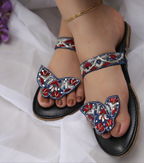 Blue Butterfly Kolhapuri