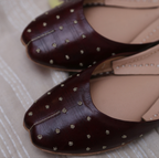 Chan Maroon Leather