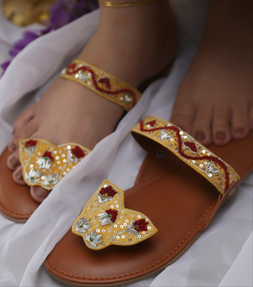 Lime Butterfly Kolhapuri