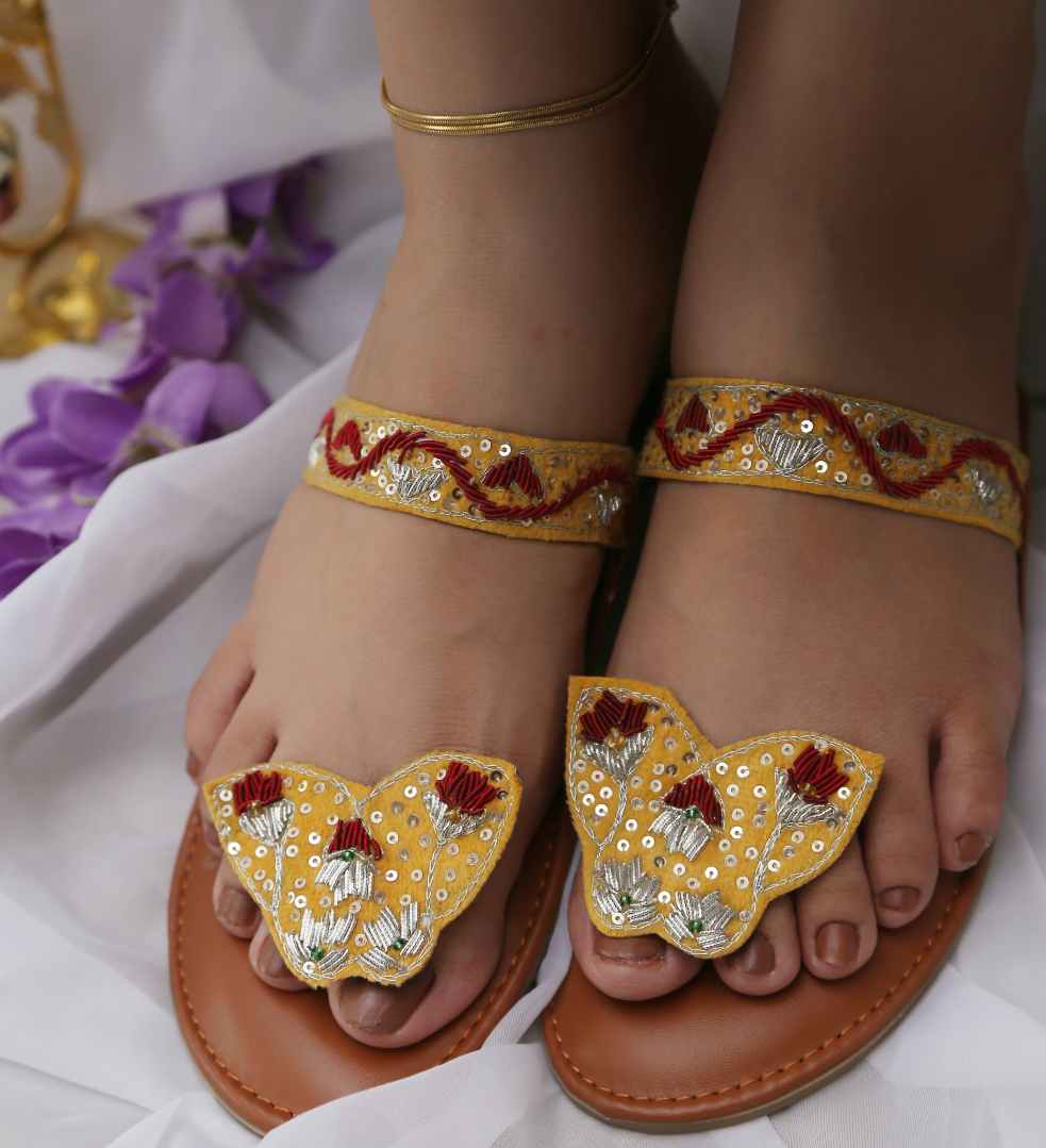 Lime Butterfly Kolhapuri