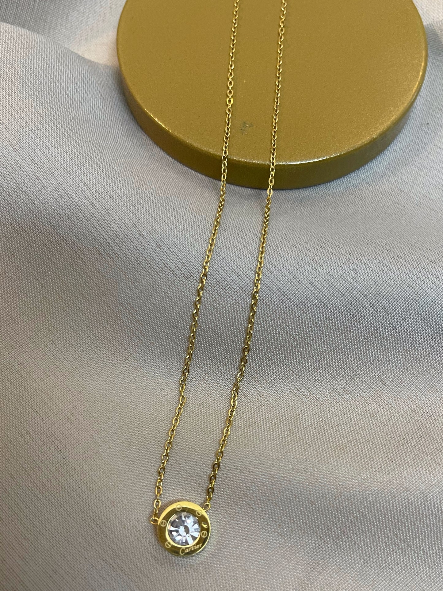 Roman Crystal Neckalce