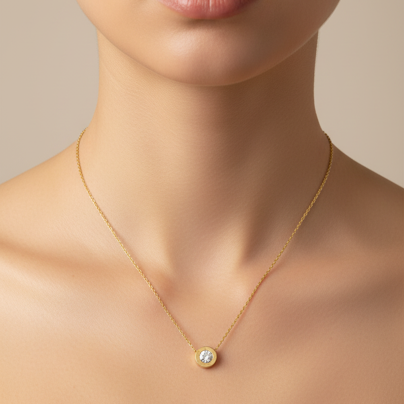 Roman Crystal Neckalce