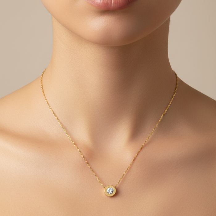 Roman Crystal Neckalce