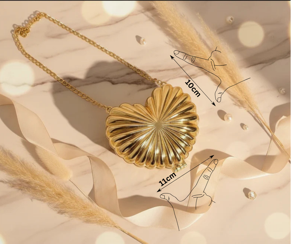 Dazzling Mini bag - Heart