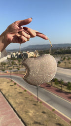 Apple Clutch (Silver)
