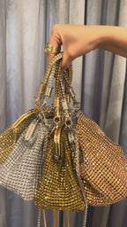 Luxe Mesh Bag (Gold)