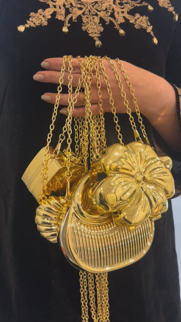 Bucket Mini Bag - Gold