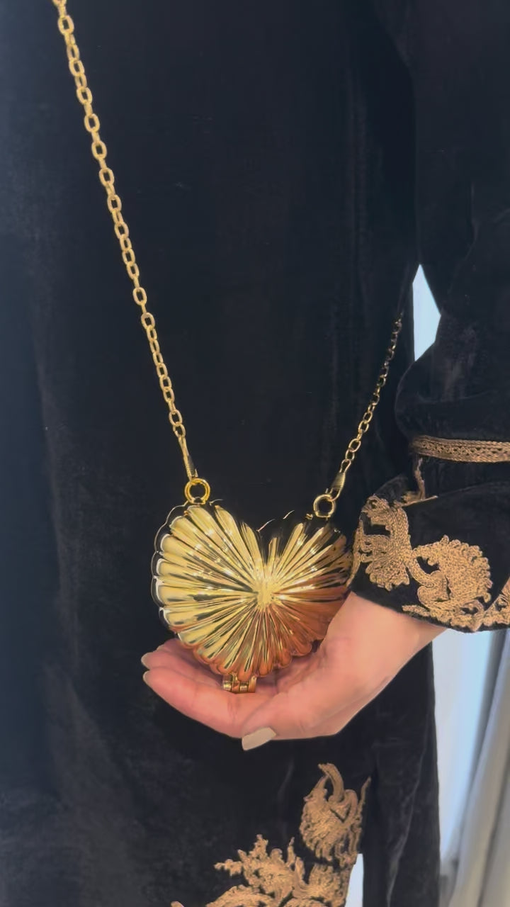 Dazzling Mini bag - Heart