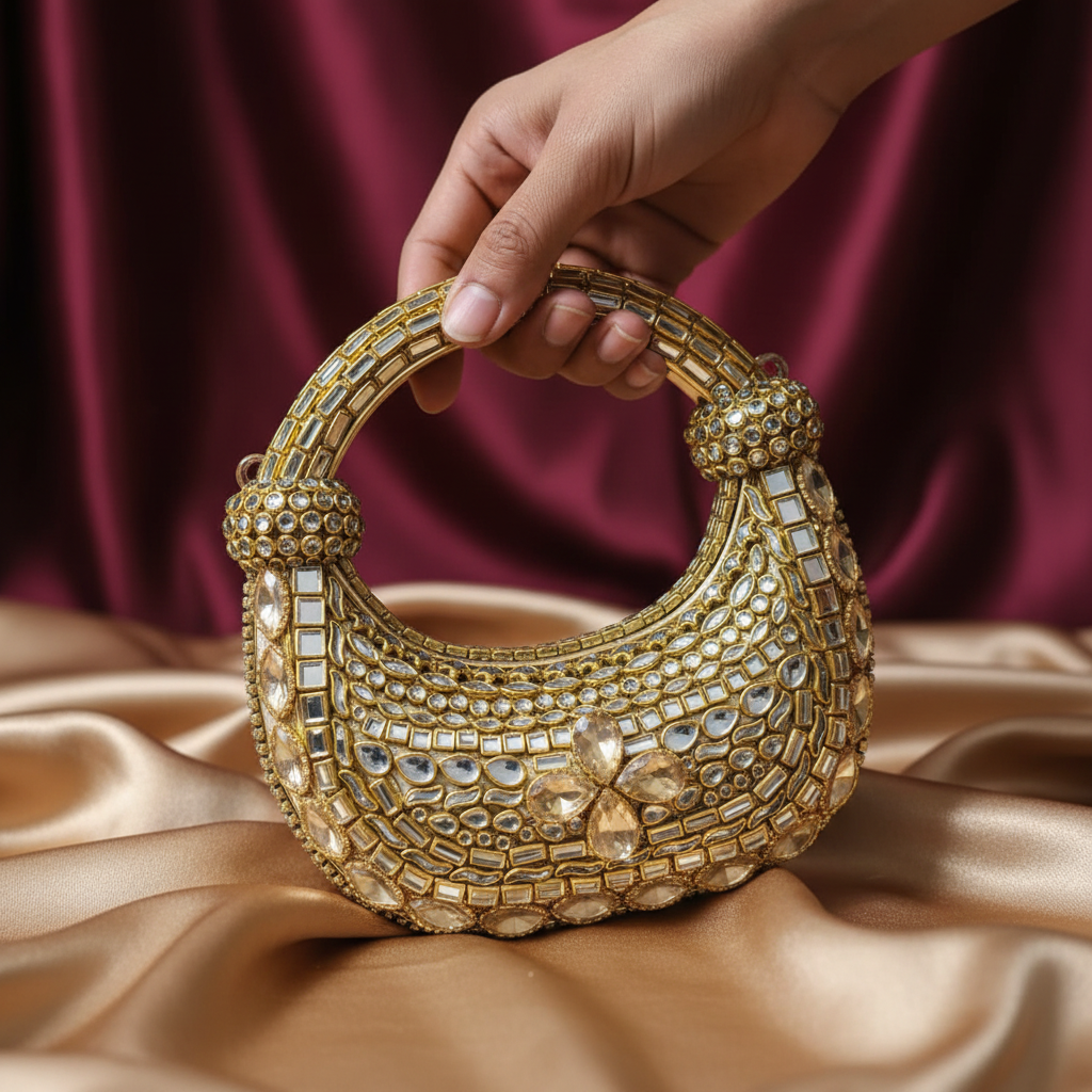 Kundan Talai Clutch