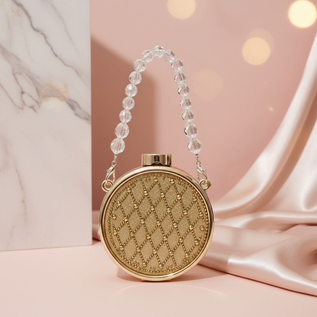 Hoor Clutch (Gold Mist)