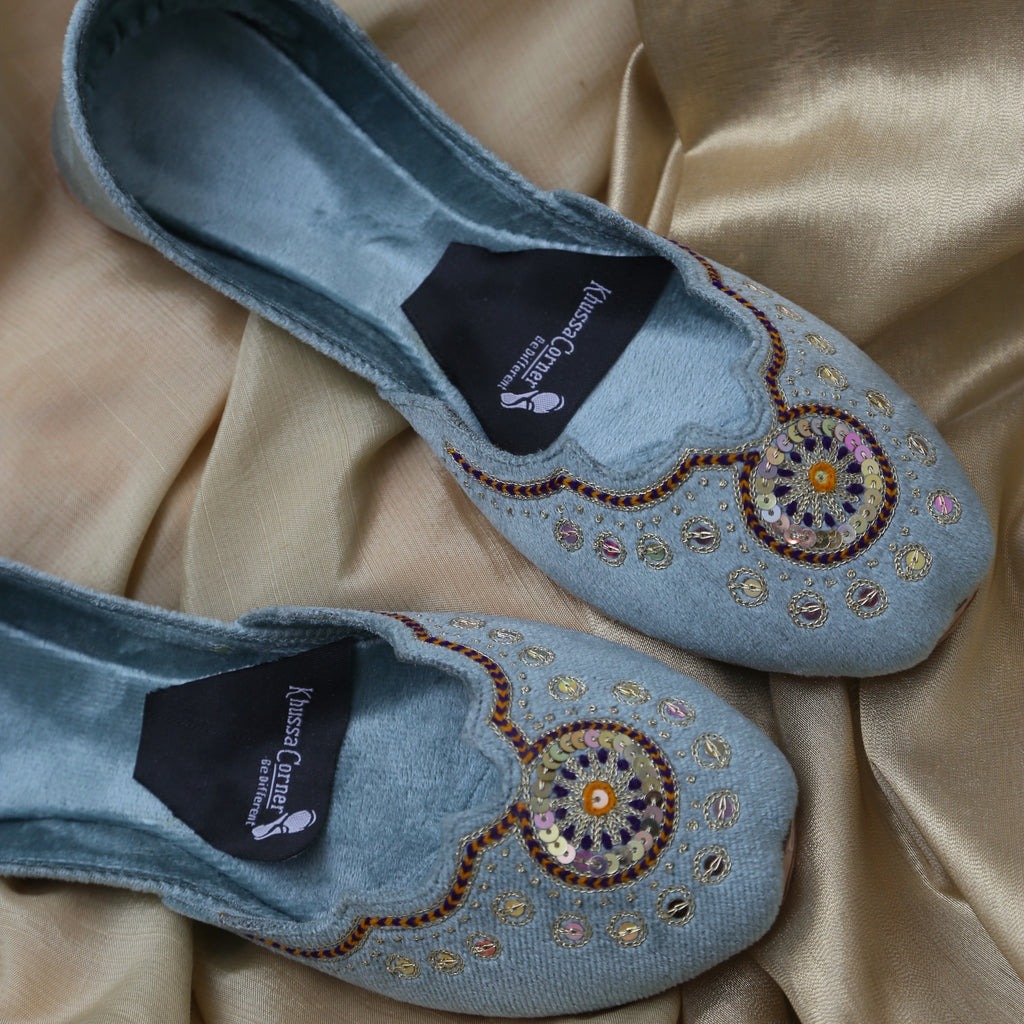 Shehnai (Silver Blue)