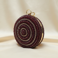 Suchy Moti Clutch (Maroon)