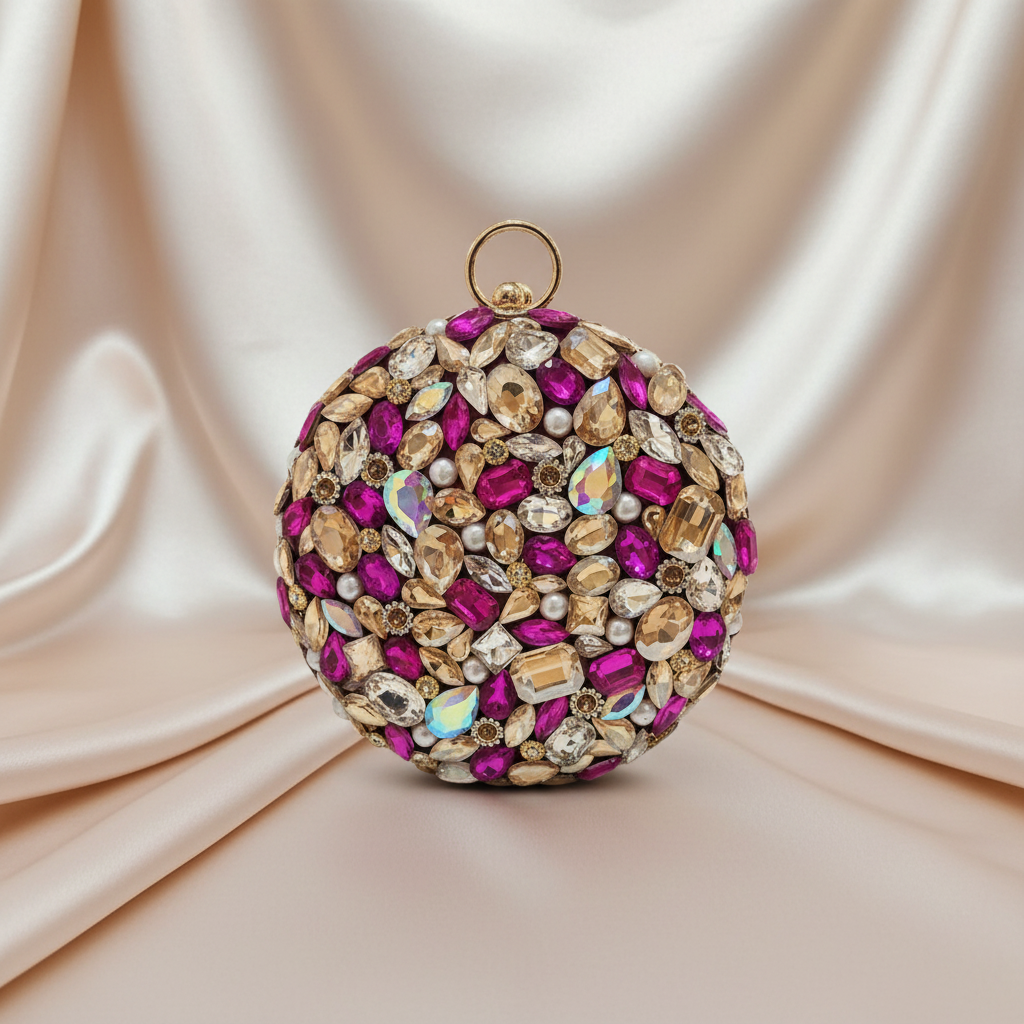 Party Clutch (Fuchsia)