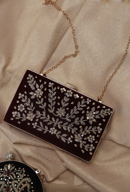 Amal Clutch (Maroon)