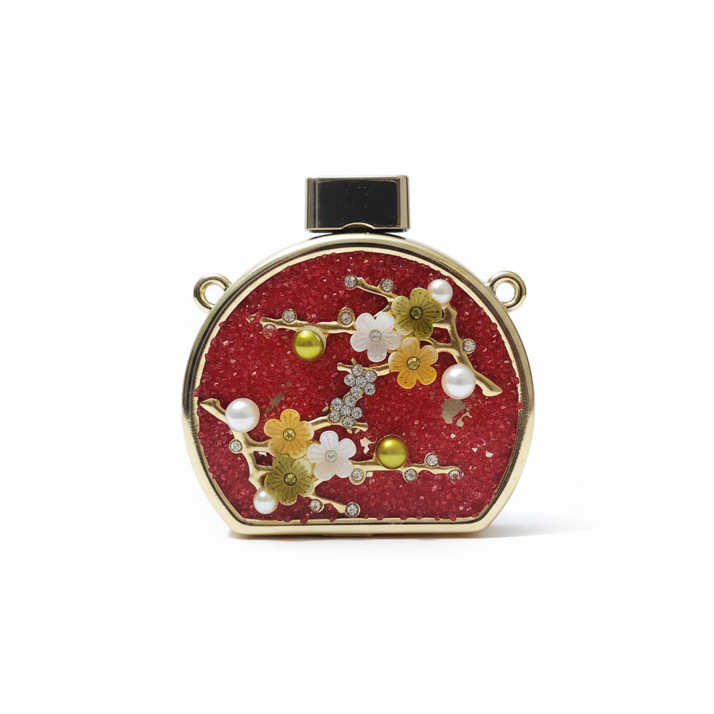 Gul-e-Rana Clutch (Red)