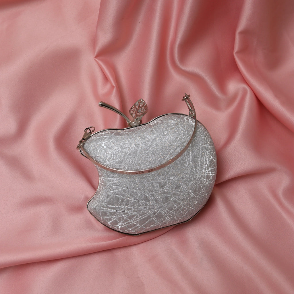 Apple Clutch (Silver)