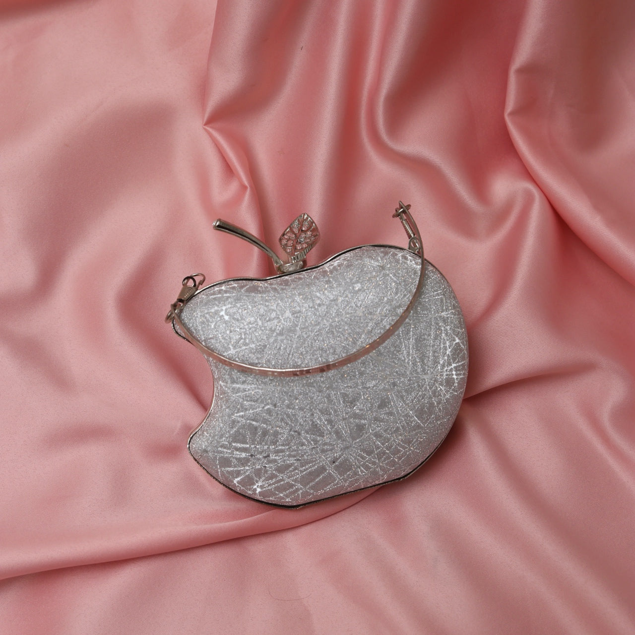 Apple Clutch (Silver)