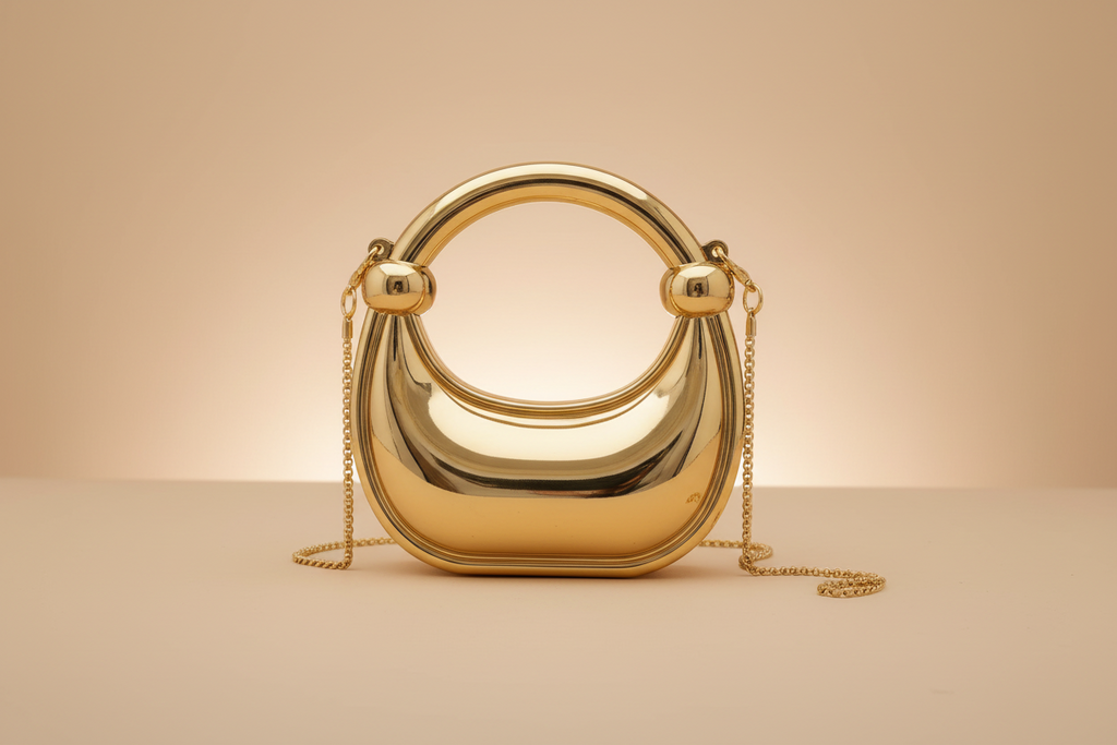 Dazzling Moon Mini Clutch(Gold)