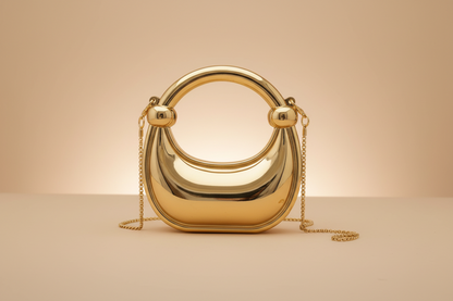 Dazzling Moon Mini Clutch(Gold)