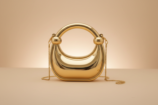 Dazzling Moon Mini Clutch(Gold)