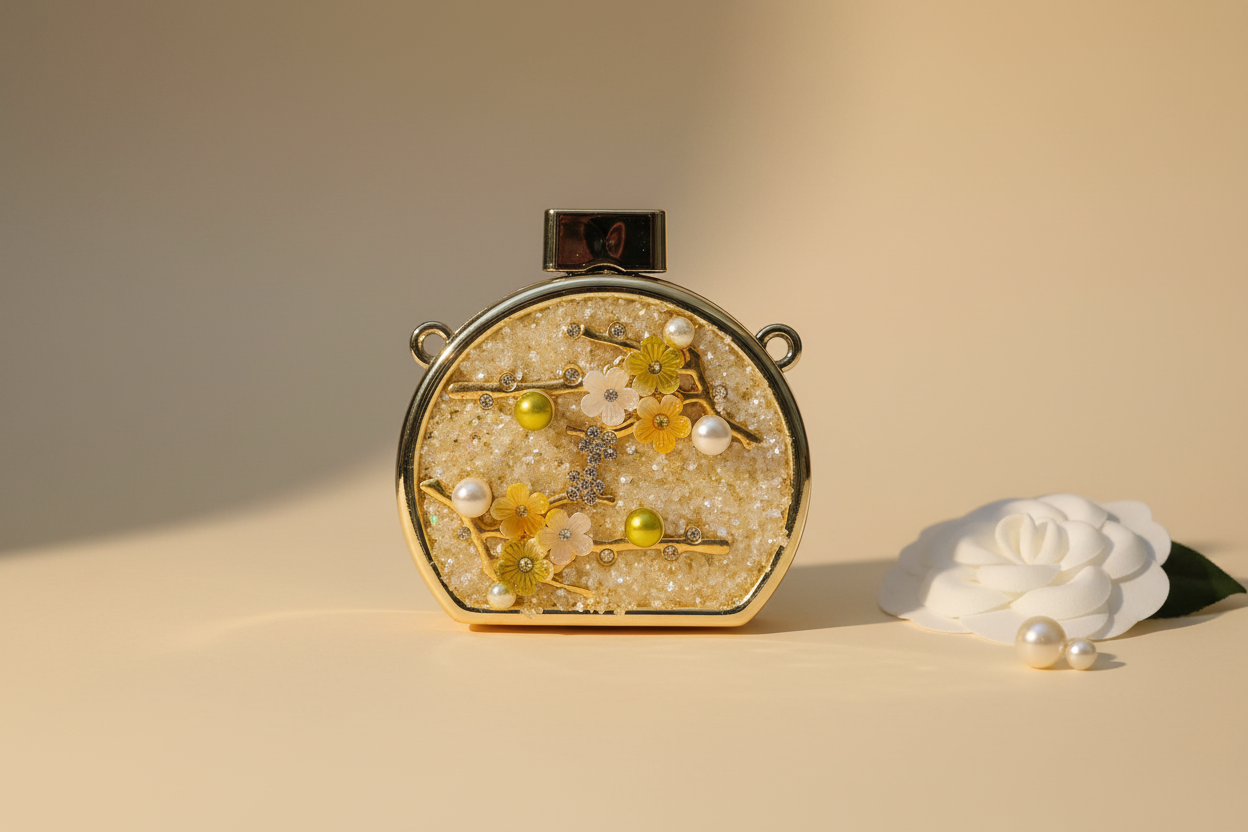 Gul-e-Rana Clutch (Gold)