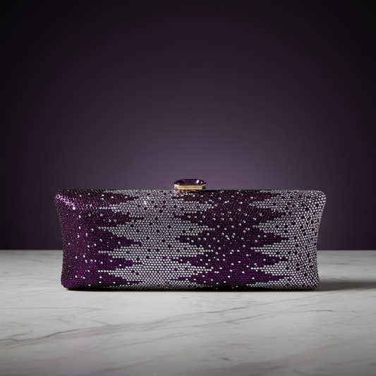 Crystallo Clutch (Purple)