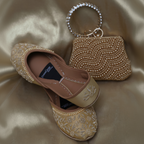 Gold Pearl BoxClutch Set