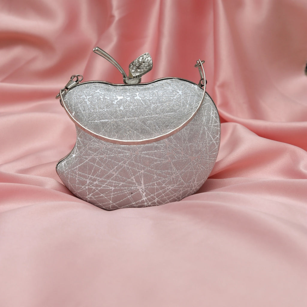 Apple Clutch (Silver)