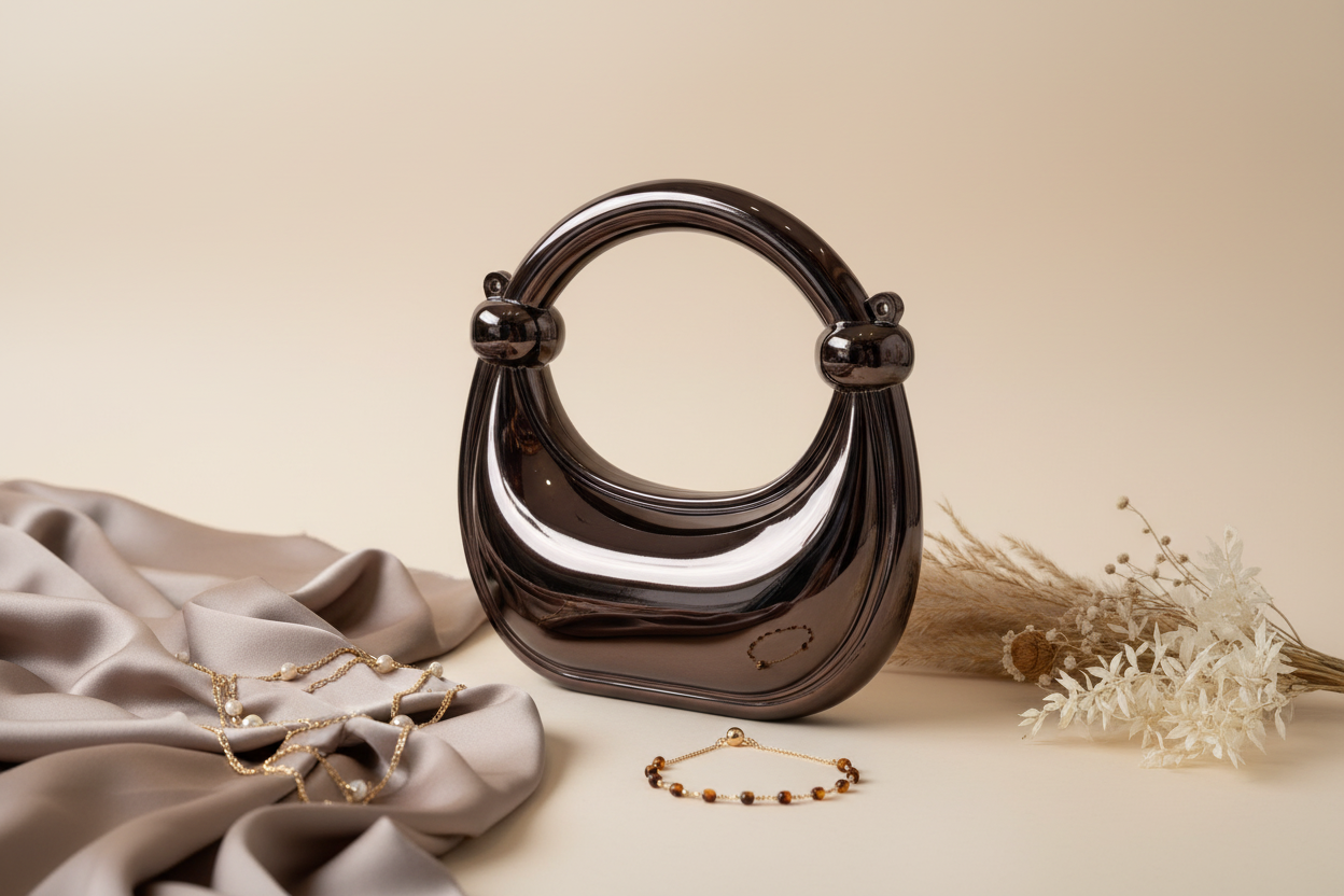 Dazzling Moon Mini Clutch (choco)